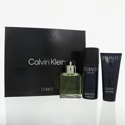 Calvin Klein Men's Eternity Gift Set Fragrances 3616306130081 In Black
