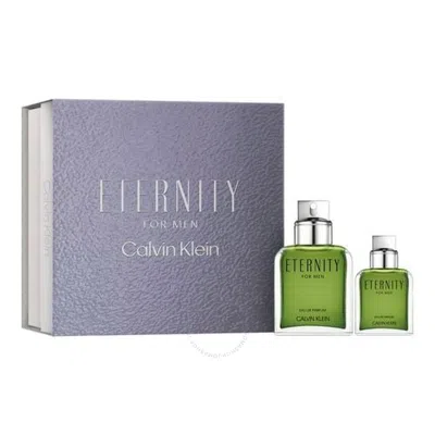 Calvin Klein Men's Eternity Men Gift Set Fragrances 3616305433824 In White