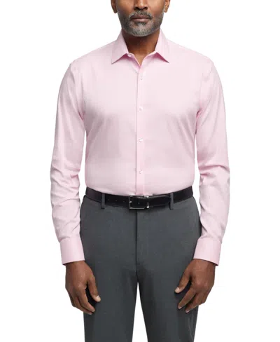 Calvin Klein Men's Extra Slim Fit Dress Shirt In Rose