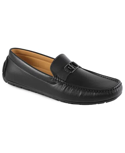 Calvin Klein Felty Moc Toe Driving Loafer In Black