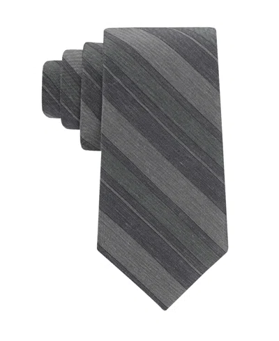 Calvin Klein Men's Flavie Stripe Tie In Orange
