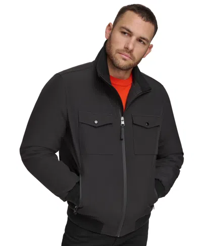 CALVIN KLEIN MEN'S FLEX TECH WATER-RESISTANT BOMBER JACKET