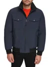 CALVIN KLEIN MEN'S FLEXTECH SOLID BOMBER JACKET