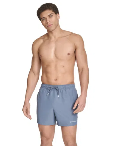 Calvin Klein Swim Shorts Grisaille In Blue