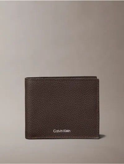 Calvin Klein Men's Foil Embossed Logo Bifold Wallet
