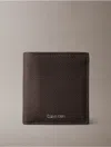 Calvin Klein Men's Foil Embossed Logo Slim Bifold Wallet