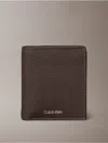 Calvin Klein Men's Foil Embossed Logo Trifold Wallet + Card Case