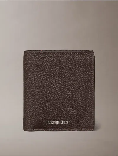 Calvin Klein Men's Foil Embossed Logo Trifold Wallet + Card Case