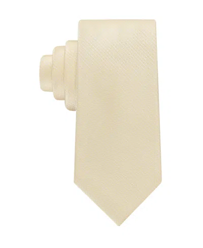 Calvin Klein Men's Galica Stripe Pattern Tie In Neutral