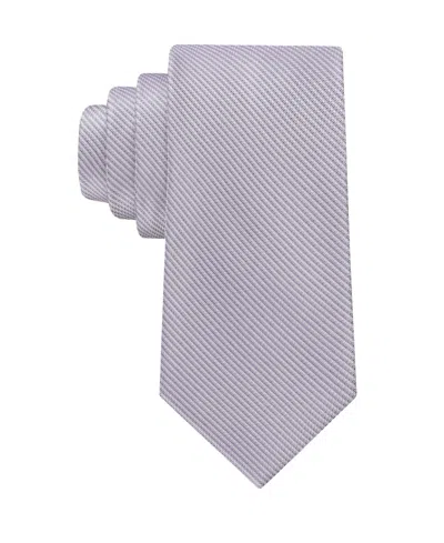 Calvin Klein Men's Galica Stripe Pattern Tie In Purple