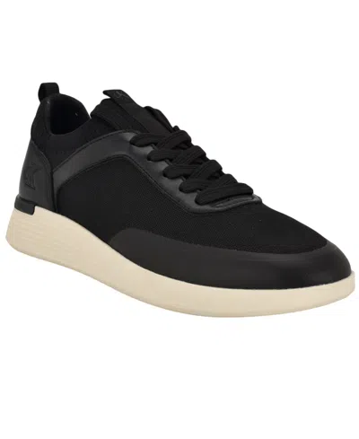 Calvin Klein Men's Gavner Casual Lace-up Sneakers In Black
