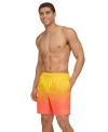 Calvin Klein Core Volley Swim Trunks In Hot Coral