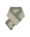 Calvin Klein Men's Gradient Stripe Raschel Scarf In Gray