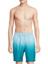 Calvin Klein Men's Gradient Stripe Swim Shorts In Atlantis