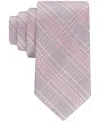 Calvin Klein Men's Halsted Plaid Tie In Pink