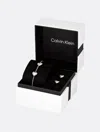 Calvin Klein Men's Heart Bracelet And Earrings Gift Set