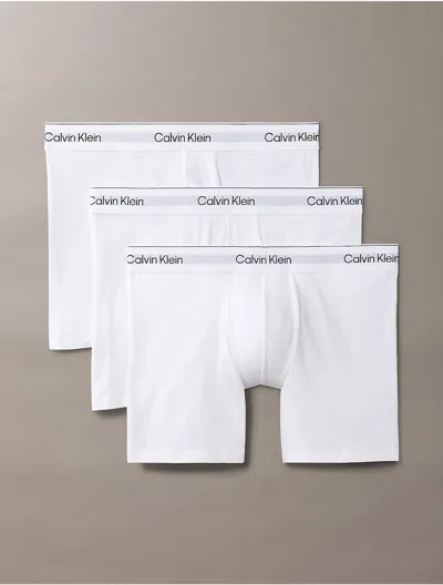 CALVIN KLEIN MEN'S ICON COTTON STRETCH 3-PACK BOXER BRIEF