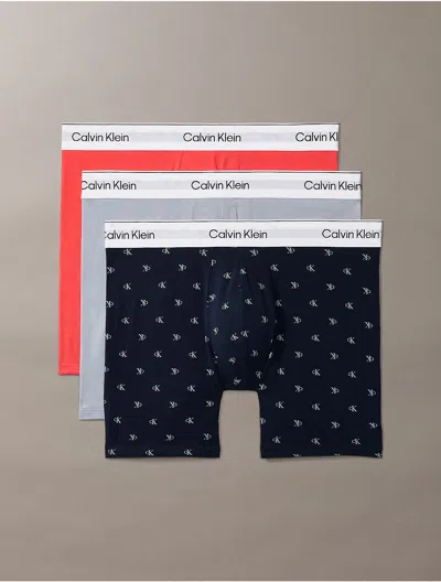 Calvin Klein Men's Icon Cotton Stretch 3-pack Boxer Brief In Multi