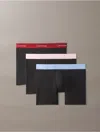 Calvin Klein Men's Icon Cotton Stretch 3-pack Boxer Brief In Black