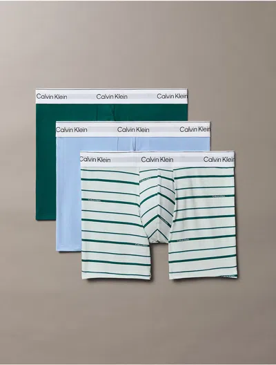 Calvin Klein Men's Icon Cotton Stretch 3-pack Boxer Brief In Multi
