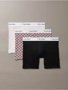 Calvin Klein Men's Icon Cotton Stretch 3-pack Boxer Brief In Multi
