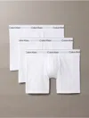 Calvin Klein Men's Cotton Stretch 3-pack Boxer Brief In White