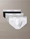 Calvin Klein Men's Icon Cotton Stretch 3-pack Hip Brief In Multi