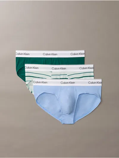 Calvin Klein Men's Icon Cotton Stretch 3-pack Hip Brief In Multi