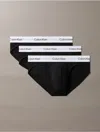 Calvin Klein Men's Icon Cotton Stretch 3-pack Hip Brief In Black