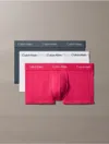 Calvin Klein Men's Icon Cotton Stretch 3-pack Low Rise Trunk In Gray