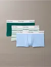 Calvin Klein Men's Icon Cotton Stretch 3-pack Low Rise Trunk In Multi