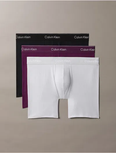 Calvin Klein Men's Icon Cotton Stretch 3-pack Boxer Brief In Animal Print