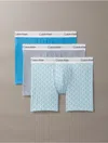 Calvin Klein Men's Icon Cotton Stretch 3-pack Boxer Brief In Blue