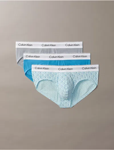Calvin Klein Men's Icon Cotton Stretch 3-pack Hip Brief In Multi