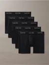 Calvin Klein Men's Icon Cotton Stretch 5-pack Boxer Brief In Black