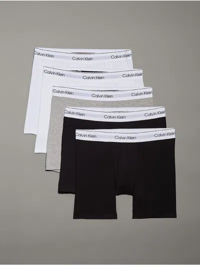 Calvin Klein Men's Icon Cotton Stretch 5-pack Boxer Brief In Multi
