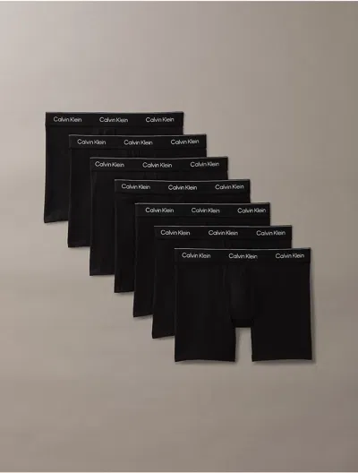 Calvin Klein Men's Icon Cotton Stretch Boxer Brief In Black