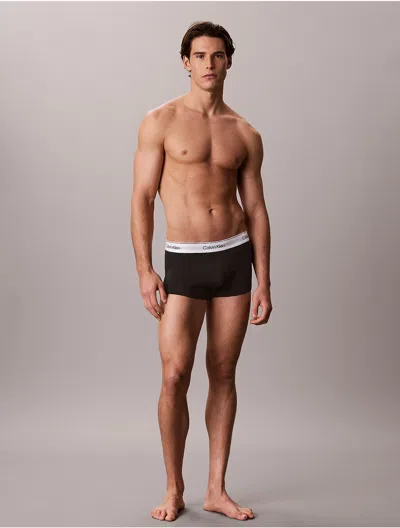 Calvin Klein Logo-waistband Boxers In Black