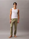 Calvin Klein Men's Icon Cotton Stretch Sleep Joggers In Gray Labyrinth
