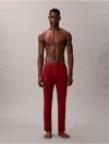 Calvin Klein Men's Icon Cotton Stretch Sleep Pants In Red
