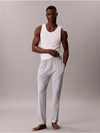 Calvin Klein Men's Icon Cotton Stretch Sleep Pants In White