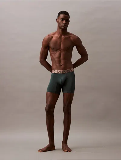 Calvin Klein Men's Icon Micro Boxer Brief In Dark Spruce