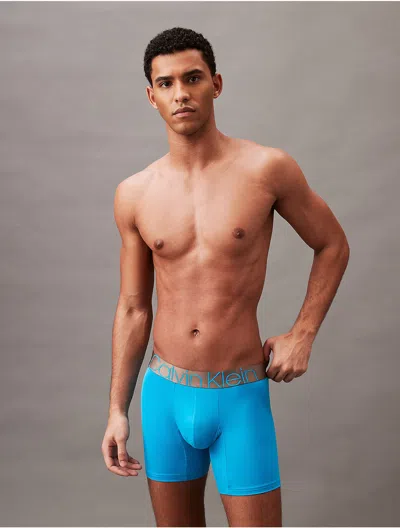 Calvin Klein Men's Icon Micro Boxer Brief In Vivid Blue