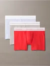 Calvin Klein Men's Icon Modal Mesh 3-pack Boxer Brief In Blue