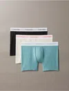 Calvin Klein Men's Icon Modal Mesh 3-pack Boxer Brief In Multi