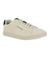 Calvin Klein Men's Ilano Casual Lace-up Sneakers In Ivory