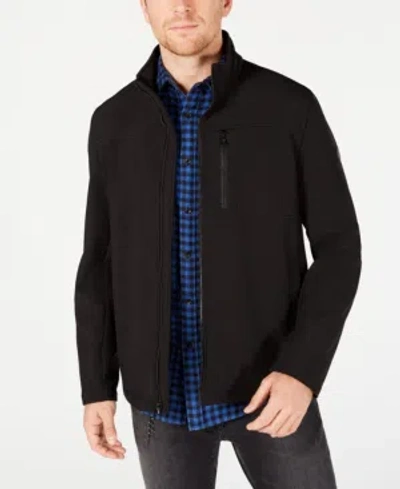 Calvin Klein Men's Infinite Stretch Soft Shell Jacket In Black