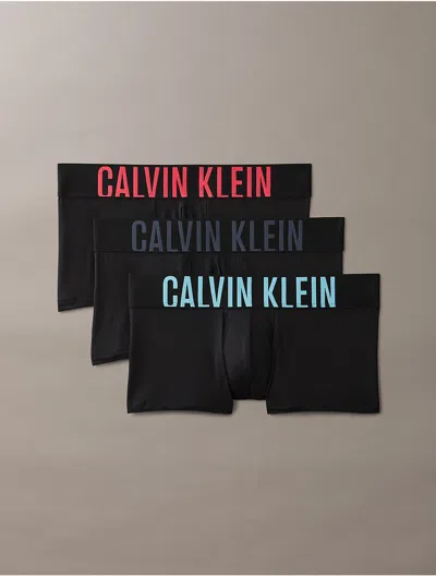 Calvin Klein Intense Power 3 Pack Boxer Briefs In Black