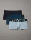 Calvin Klein Men's Intense Power 3-pack Low Rise Trunk In Shoreline / Poesidon / Arona