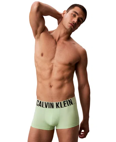 Calvin Klein Men's Intense Power Athletic Low-rise Trunks In Neutral